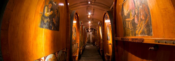 La Cave de bois du Domaine Bovy à Chexbres